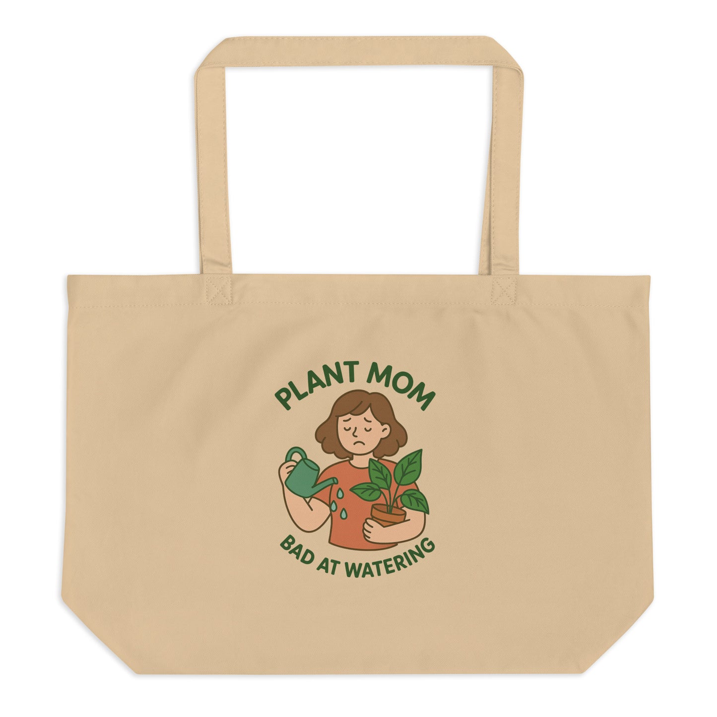 Plant Mom – Bad at Watering Tote Bag — Funny Plant Lover Gift