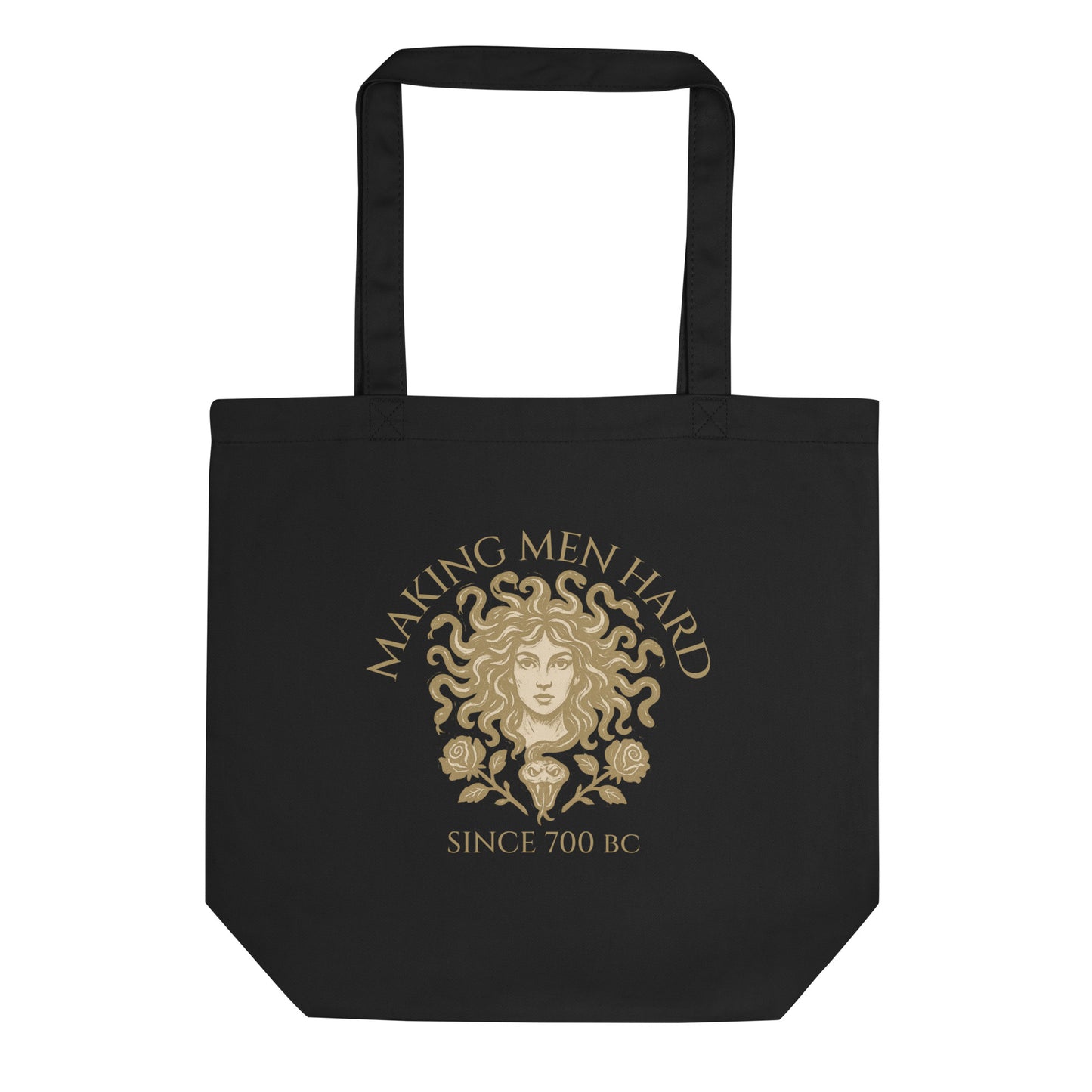 Medusa Tote Bag — Funny Mythology Organic Cotton Tote
