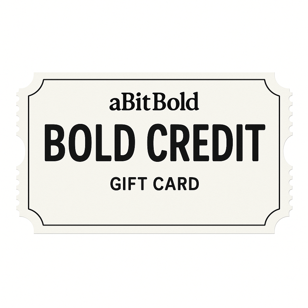 aBitBold Gift Card - Bold Credit