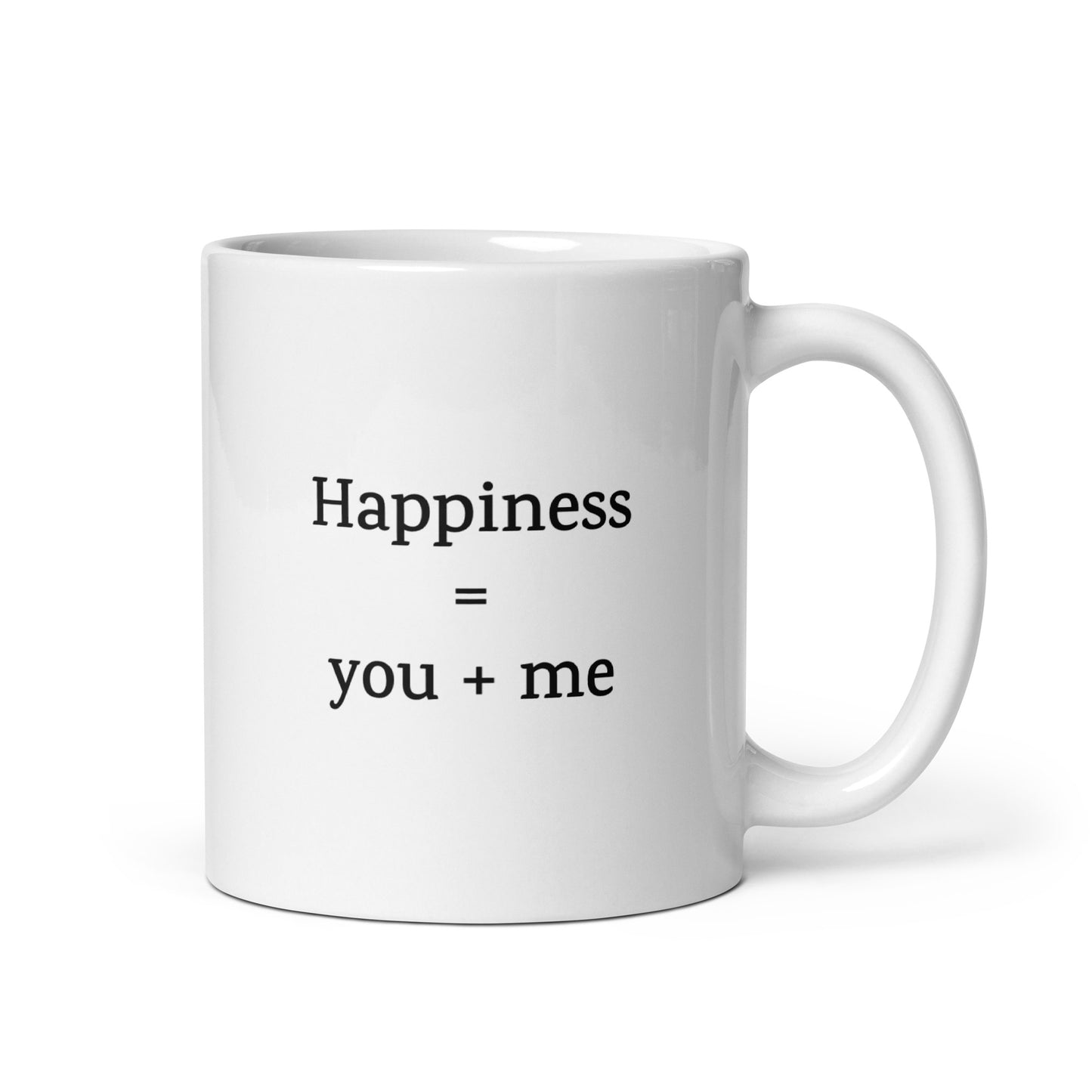 Happiness = You + Me — Love/Family Mug