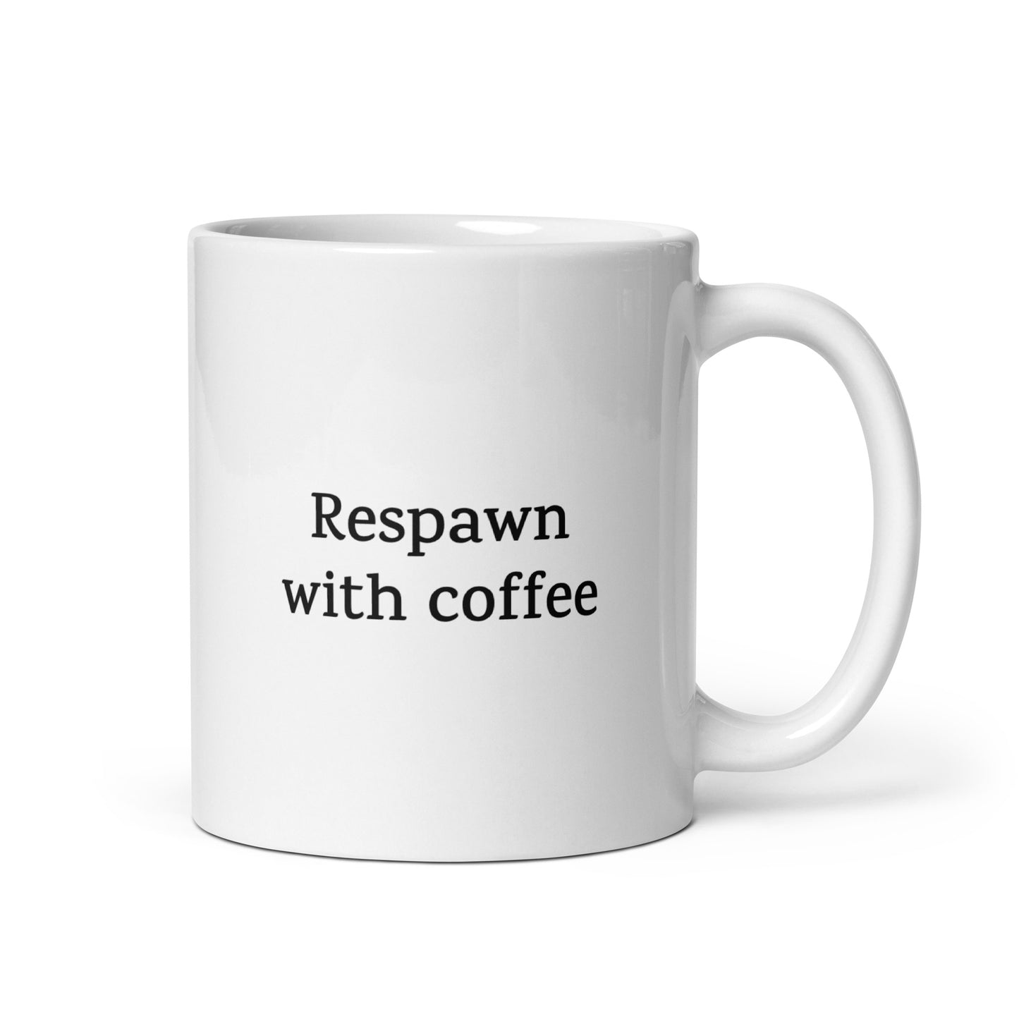 Respawn with Coffee — Gaming Mug