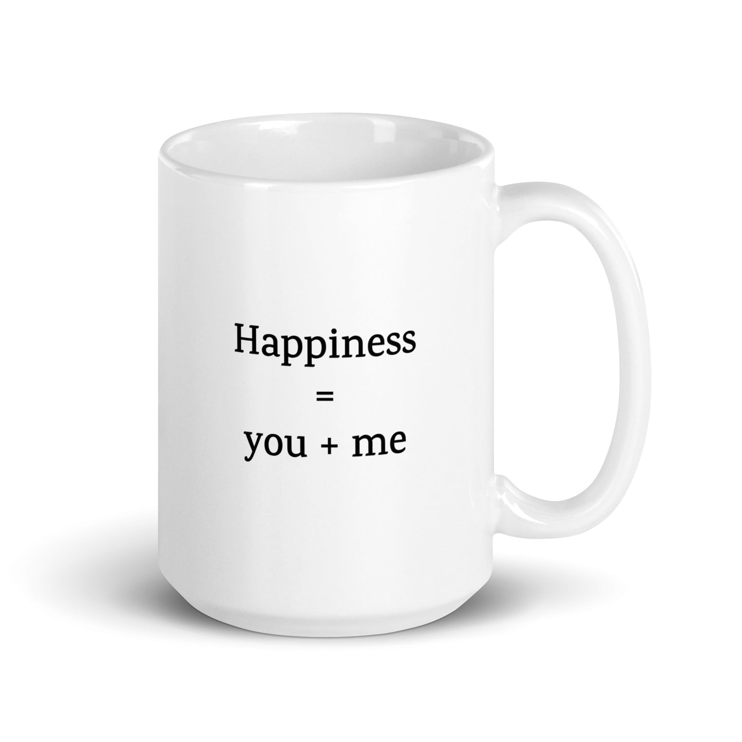 Happiness = You + Me — Love/Family Mug