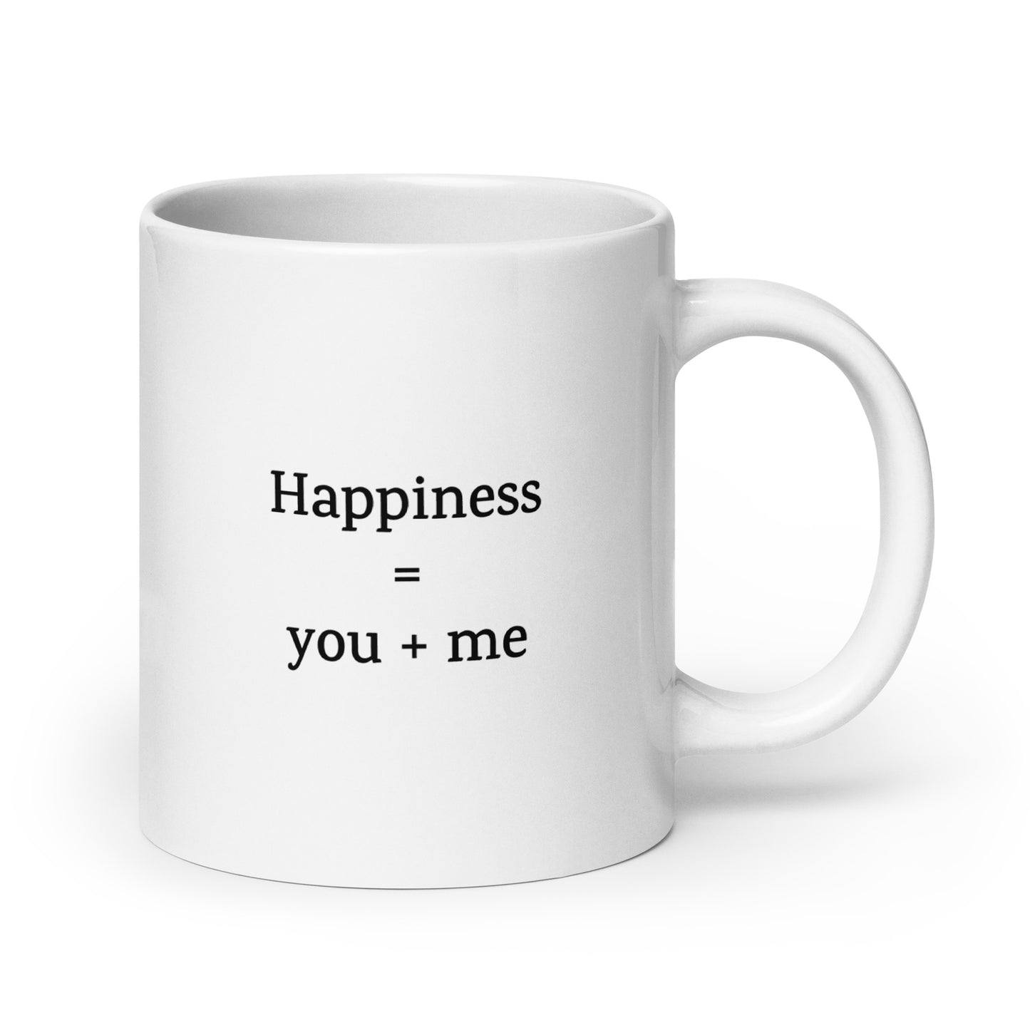 Happiness = You + Me — Love/Family Mug
