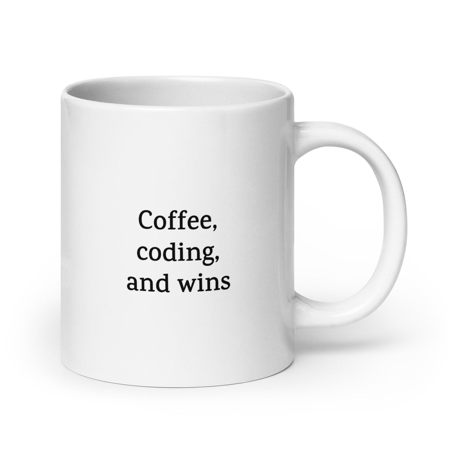 Coffee, Coding, and Wins — Gaming Mug