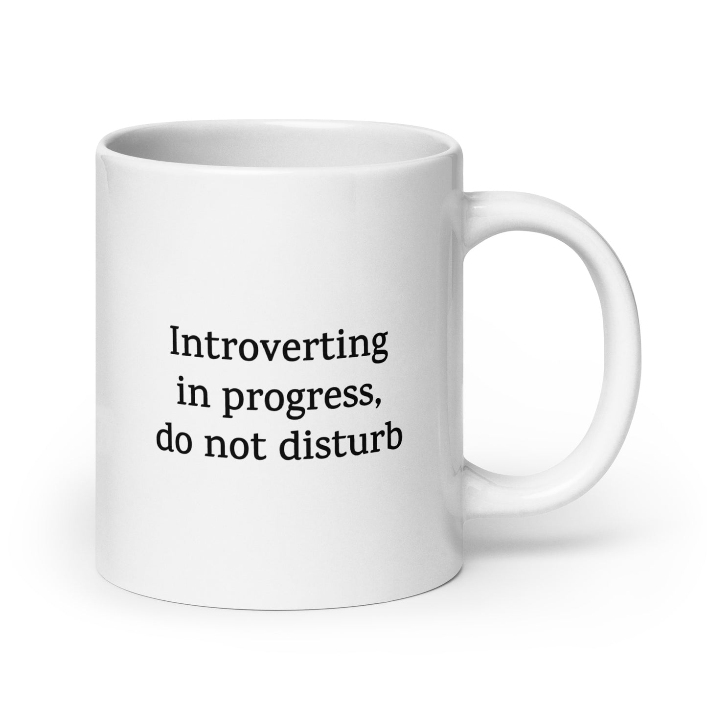 Introverting in Progress, Do Not Disturb — Funny Mug