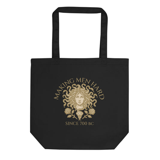 Medusa Tote Bag — Funny Mythology Organic Cotton Tote