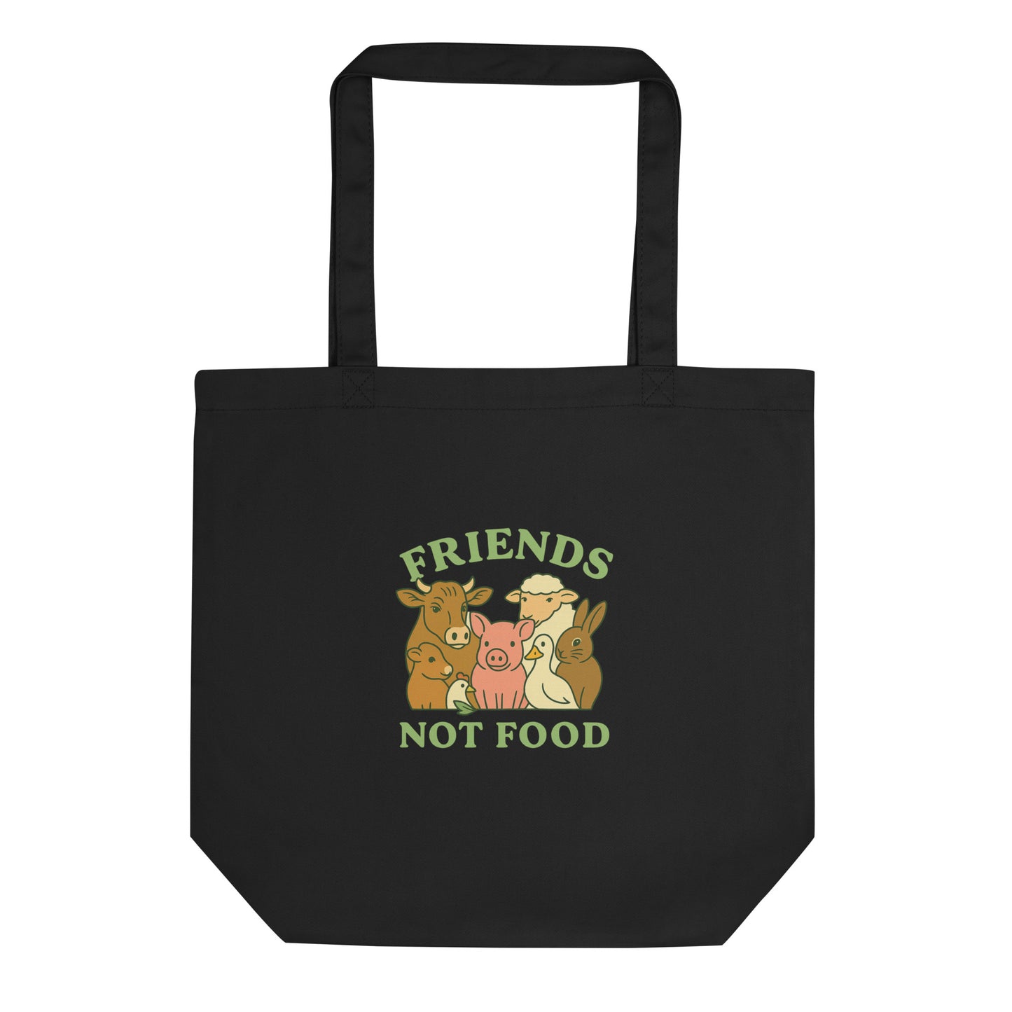 Friends Not Food — Organic Cotton Tote Bag