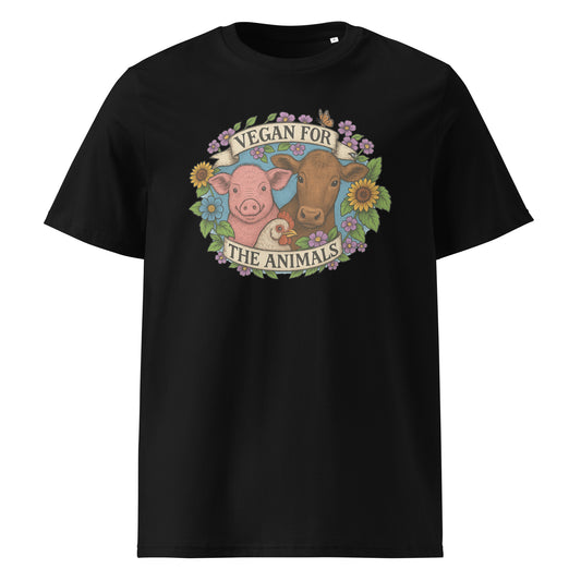 Vegan for the Animals — Organic Cotton T-Shirt