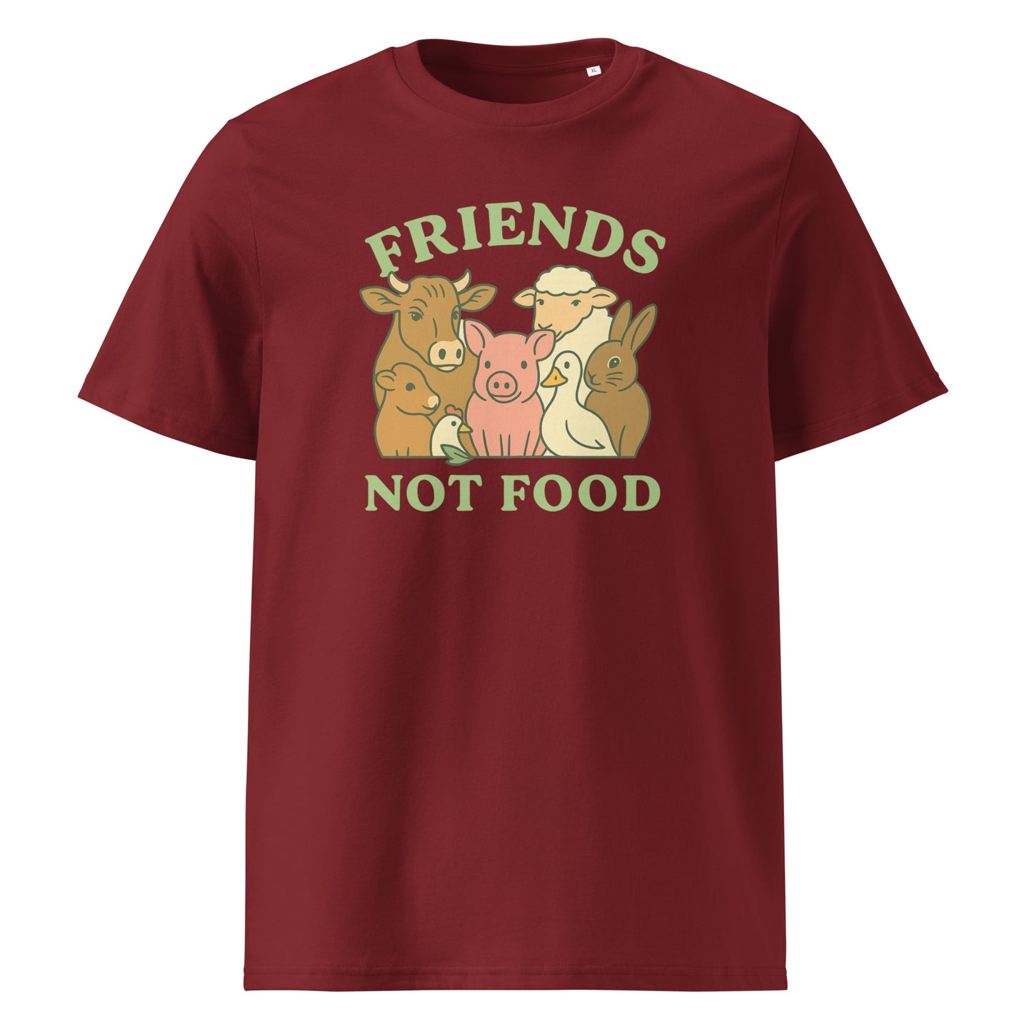 Friends Not Food — Organic Cotton T-Shirt