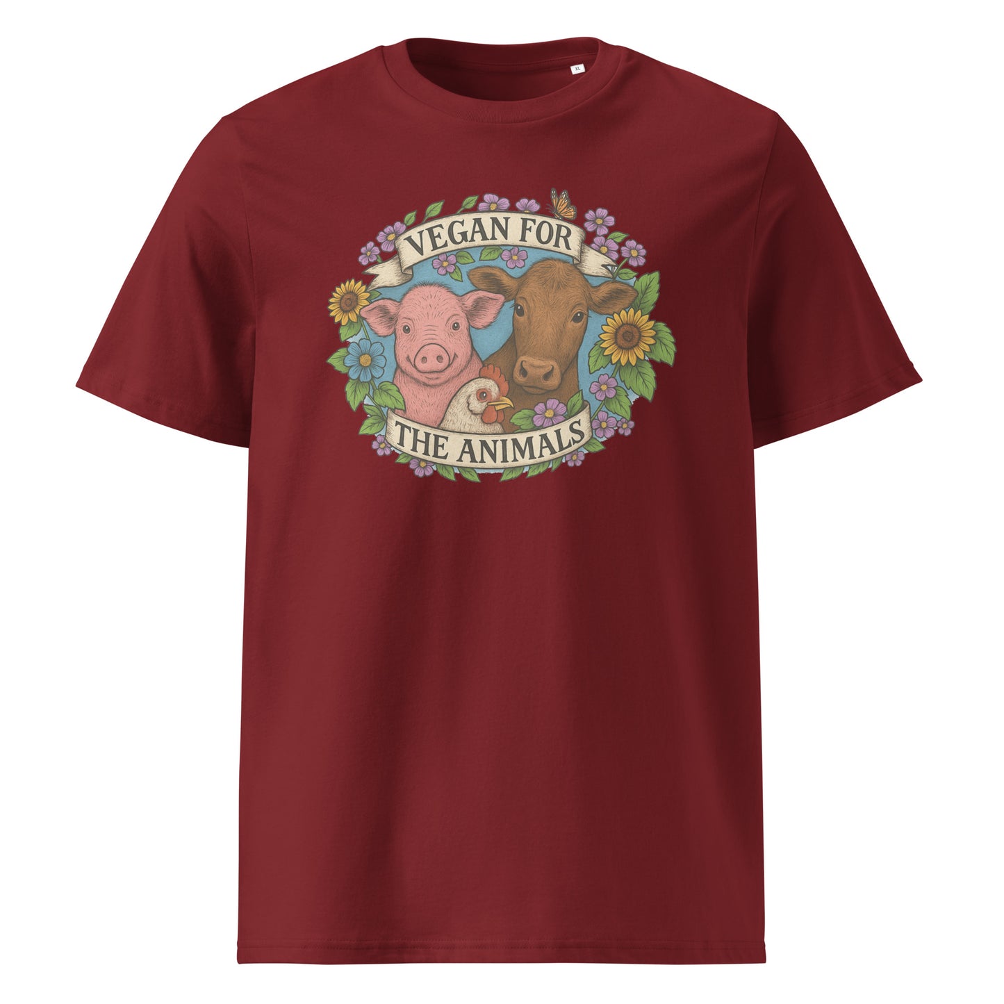 Vegan for the Animals — Organic Cotton T-Shirt