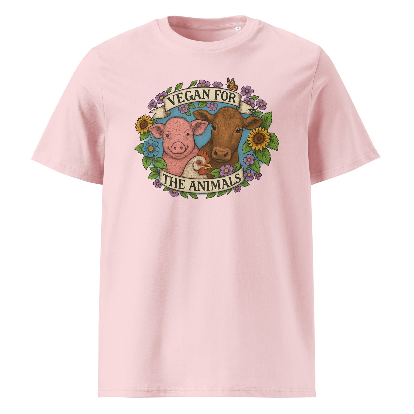 Vegan for the Animals — Organic Cotton T-Shirt