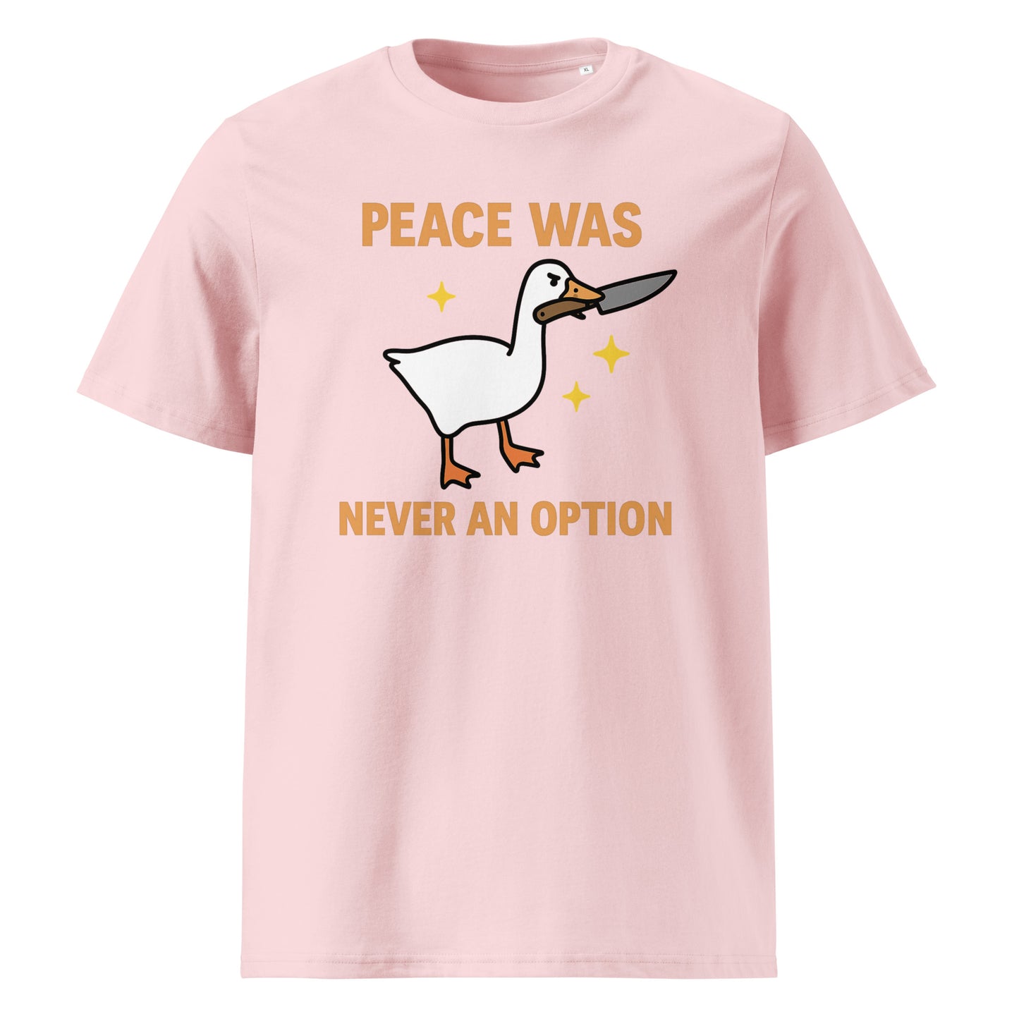 Peace Was Never an Option — Organic Cotton T-Shirt