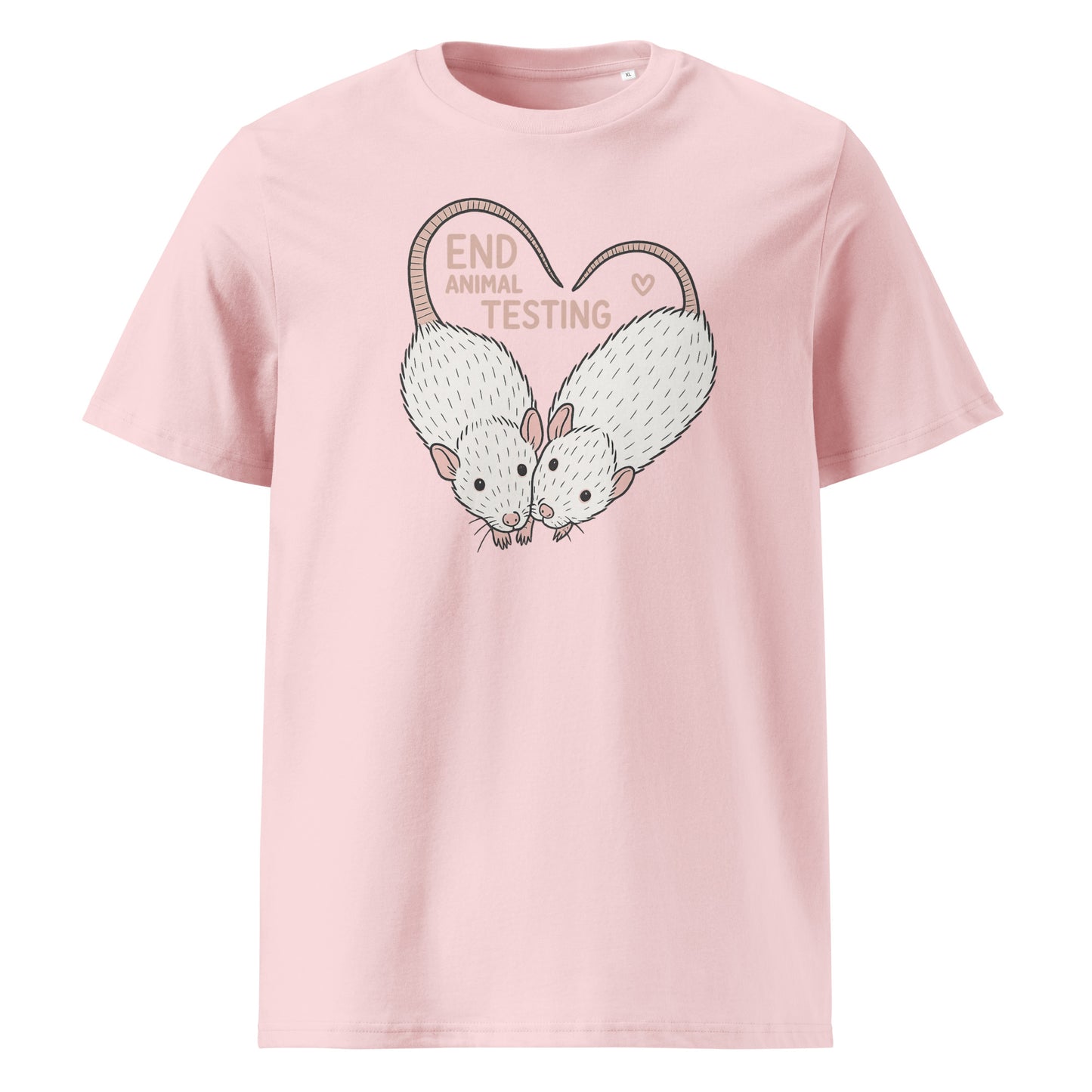 End Animal Testing — Organic Cotton T-Shirt