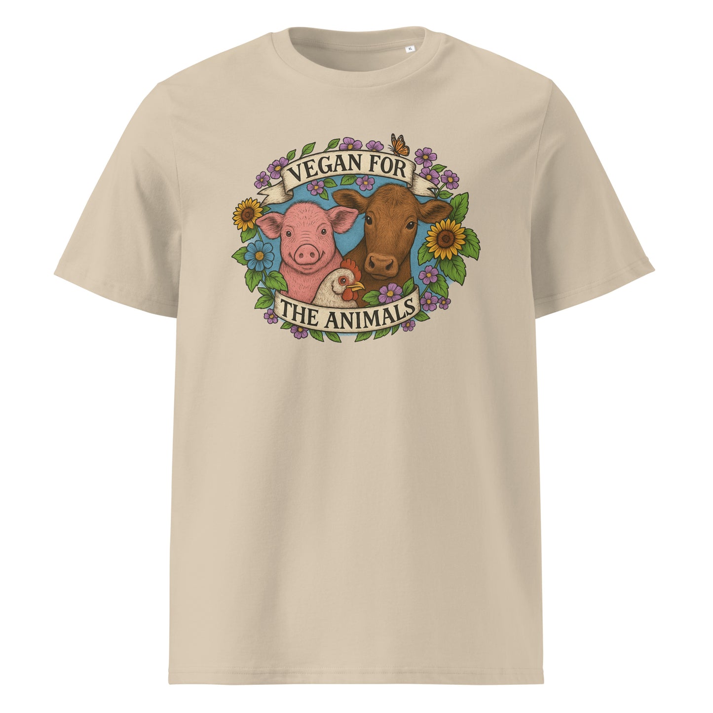 Vegan for the Animals — Organic Cotton T-Shirt