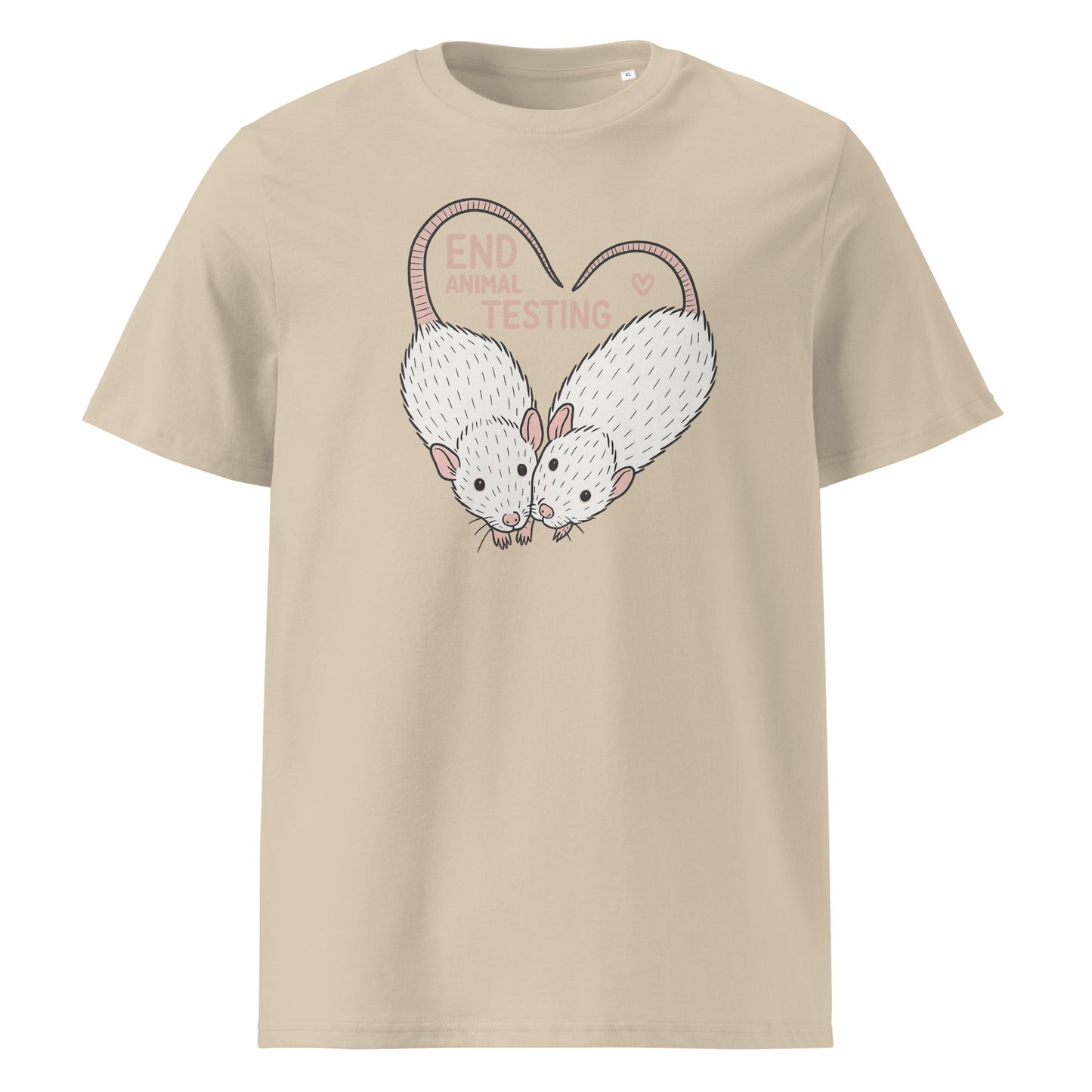 End Animal Testing — Organic Cotton T-Shirt
