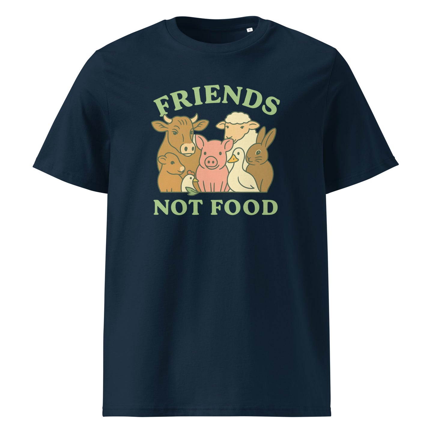 Friends Not Food — Organic Cotton T-Shirt