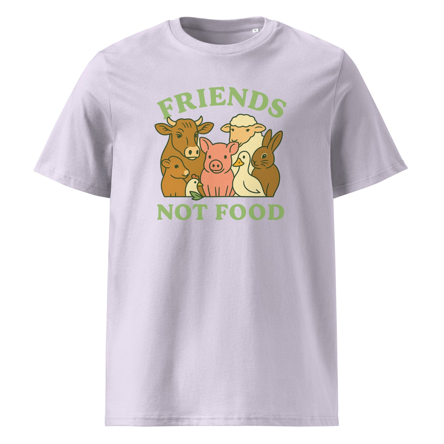 Friends Not Food — Organic Cotton T-Shirt
