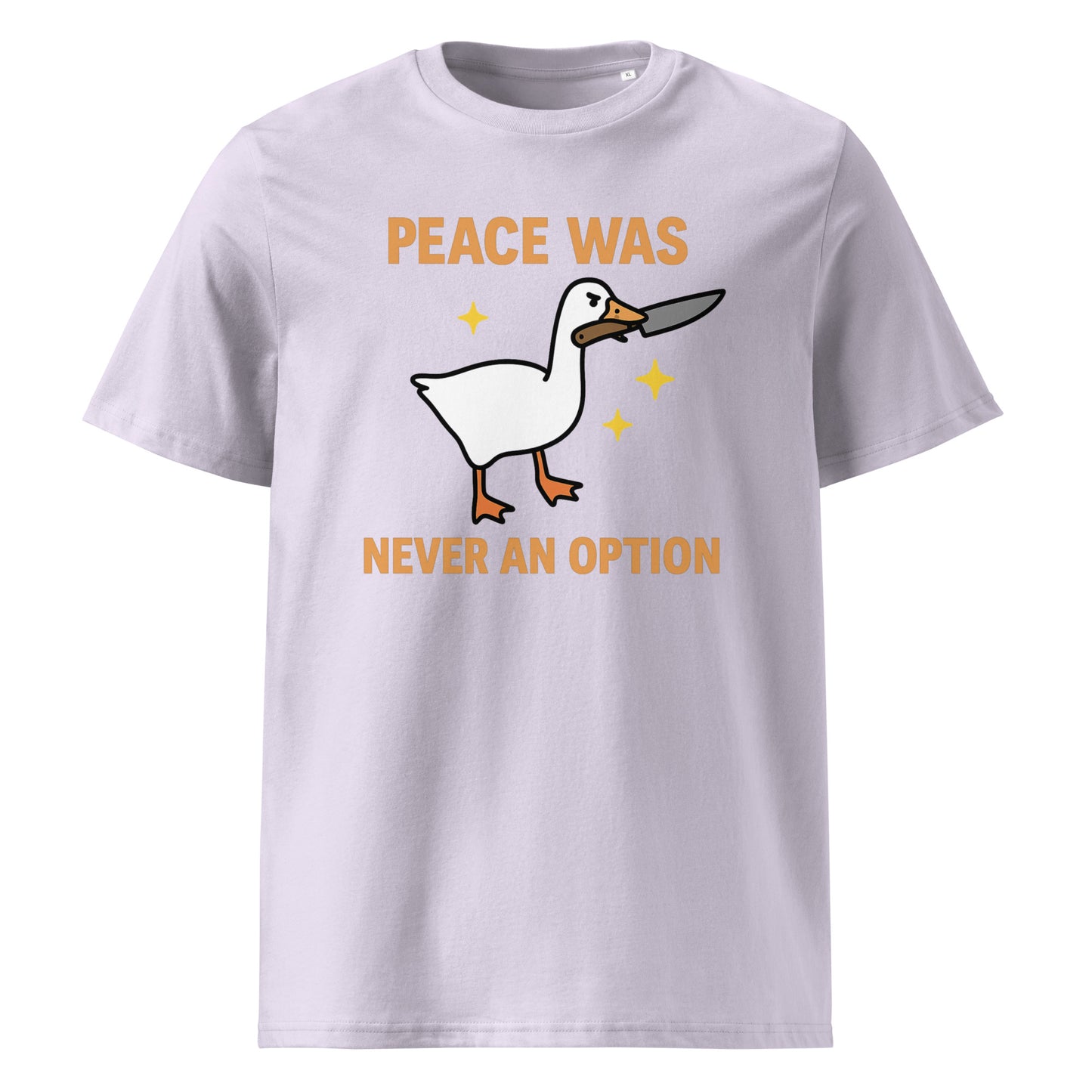 Peace Was Never an Option — Organic Cotton T-Shirt