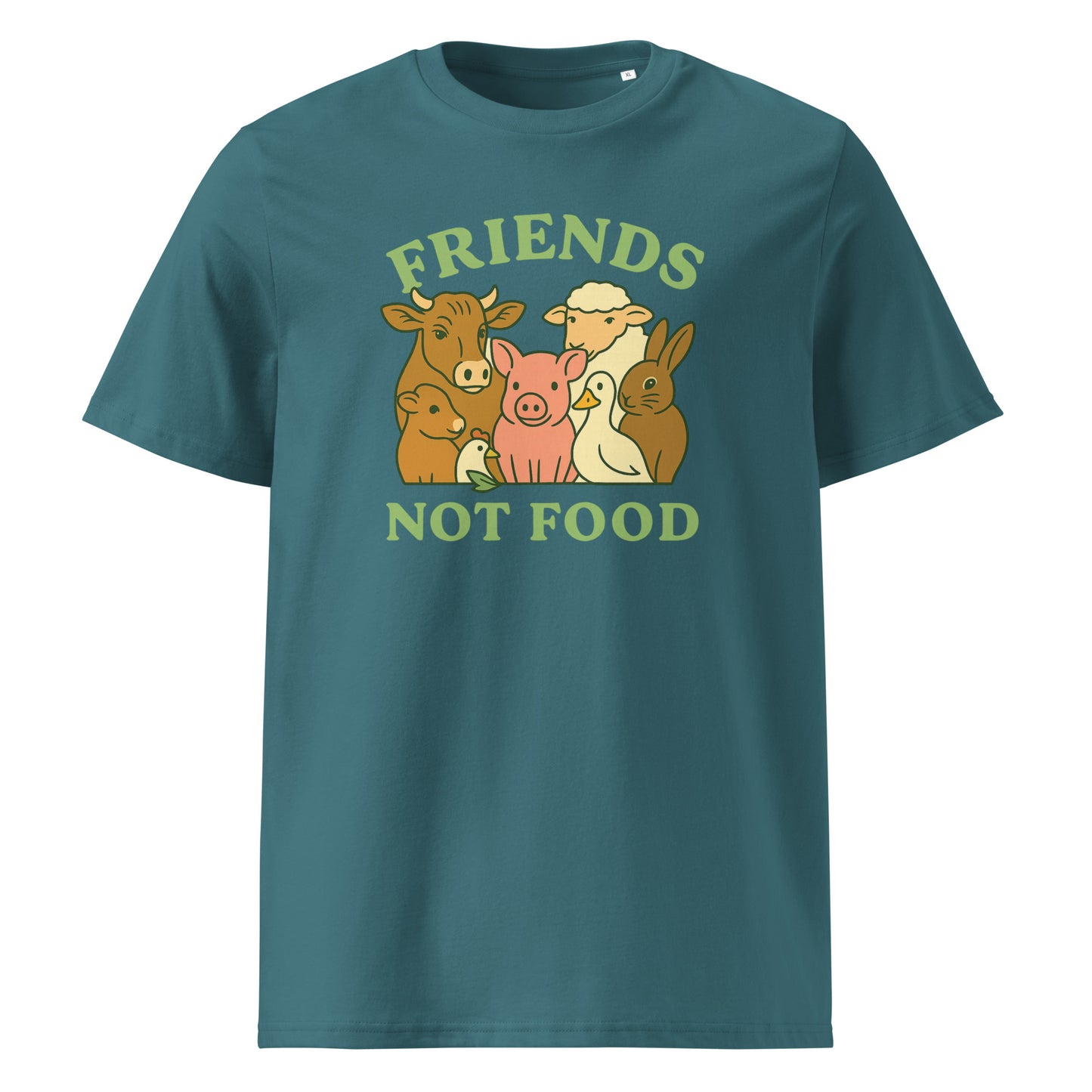 Friends Not Food — Organic Cotton T-Shirt