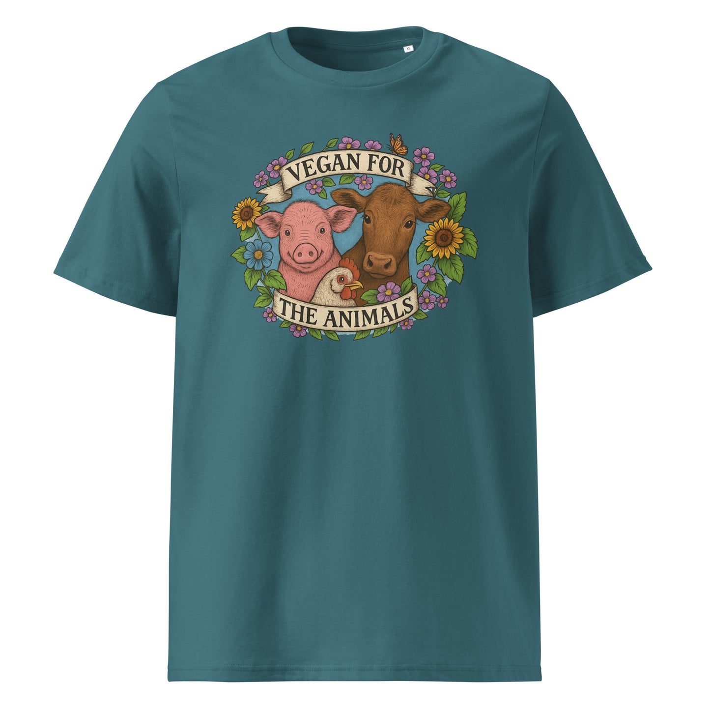 Vegan for the Animals — Organic Cotton T-Shirt