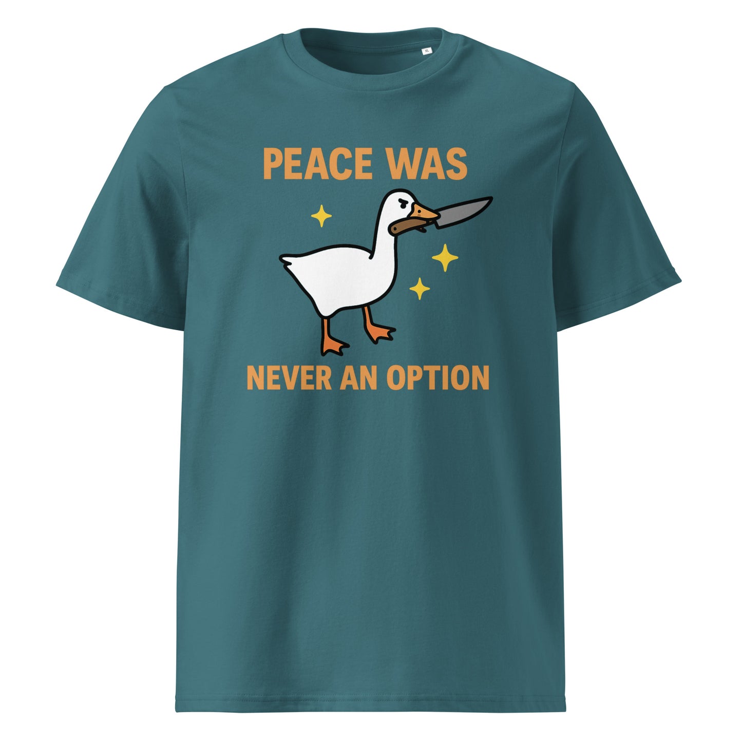 Peace Was Never an Option — Organic Cotton T-Shirt