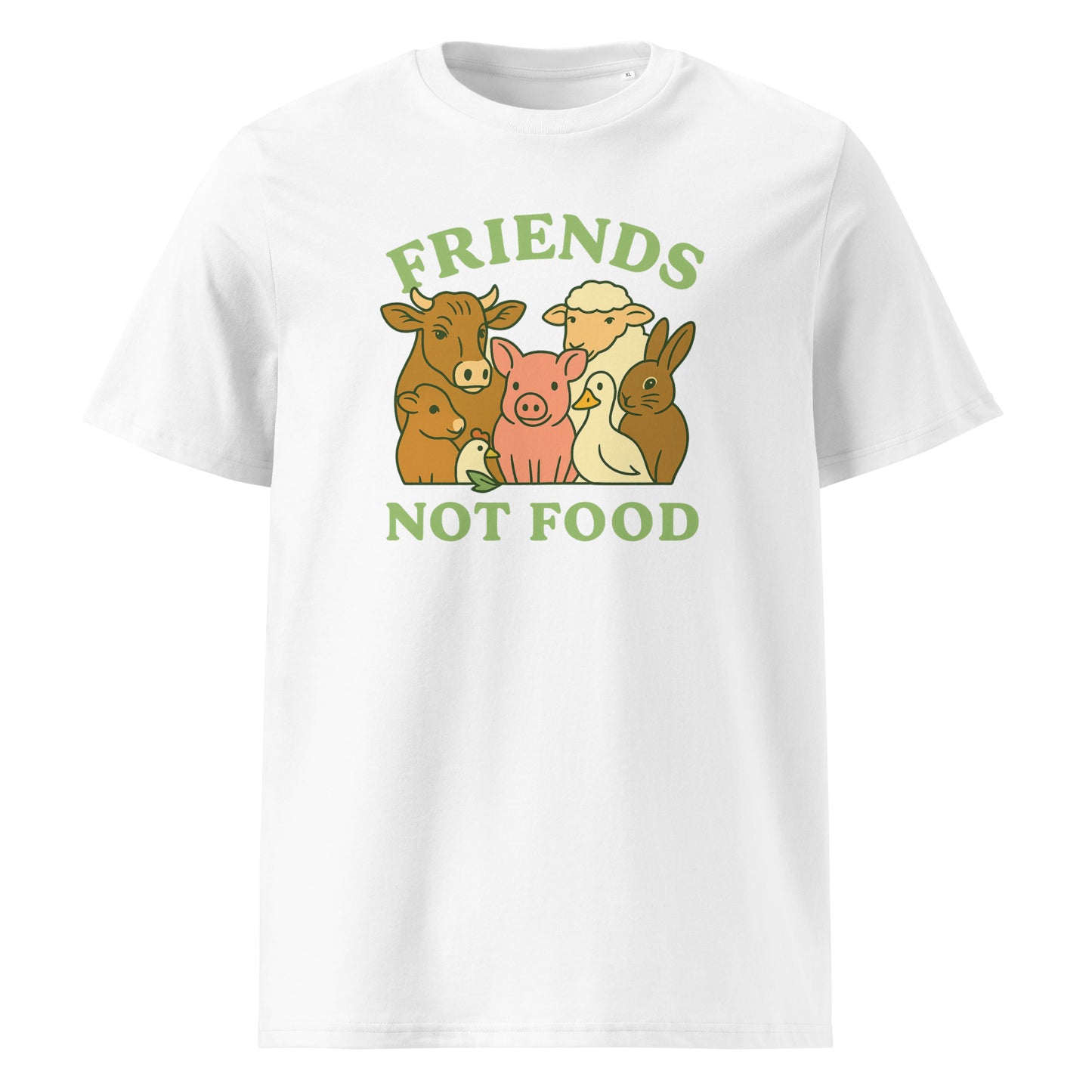 Friends Not Food — Organic Cotton T-Shirt