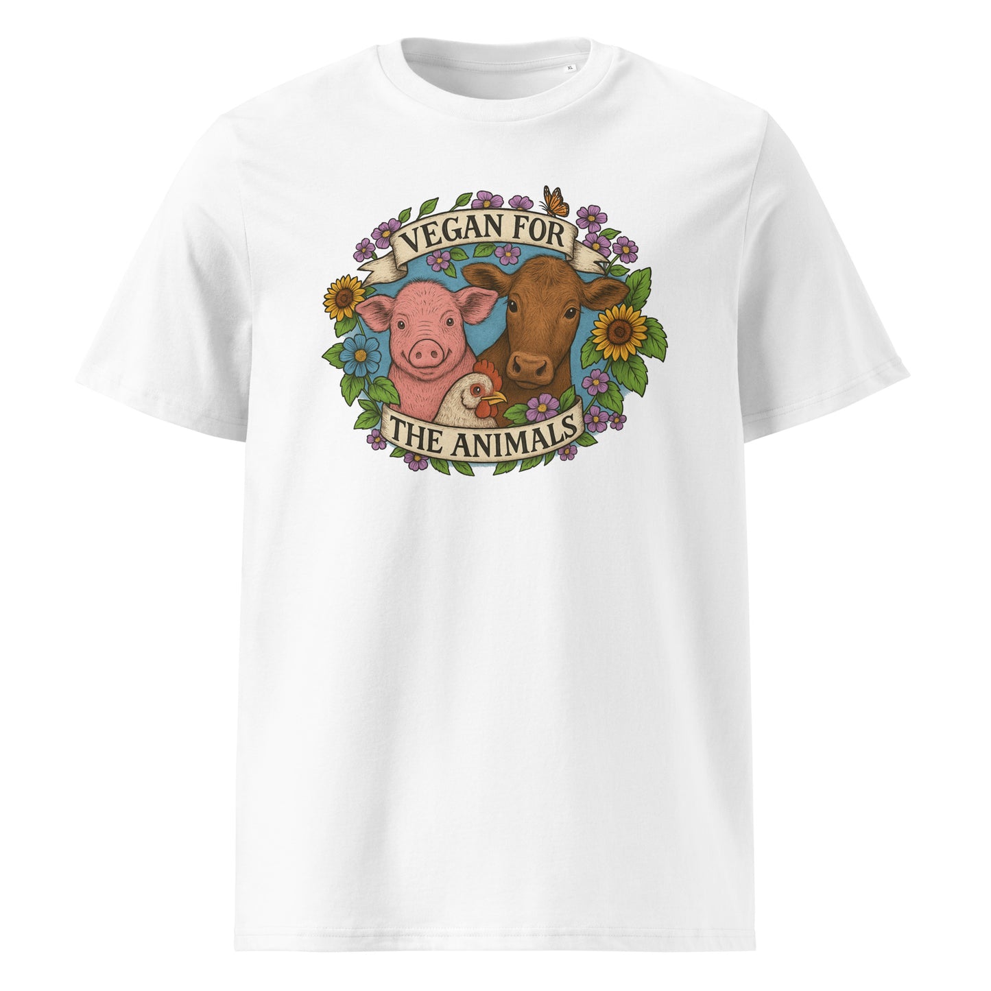 Vegan for the Animals — Organic Cotton T-Shirt