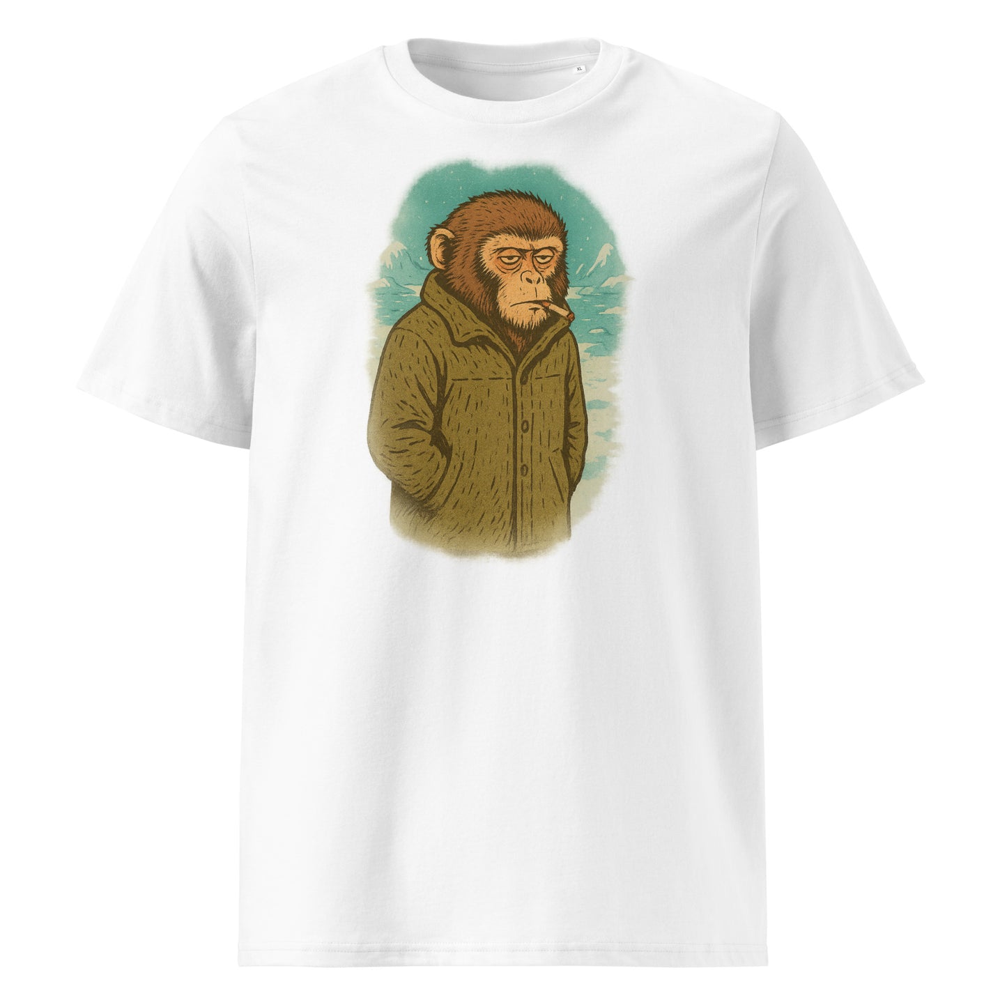 Monkey in the Arctic — Organic Cotton T-Shirt