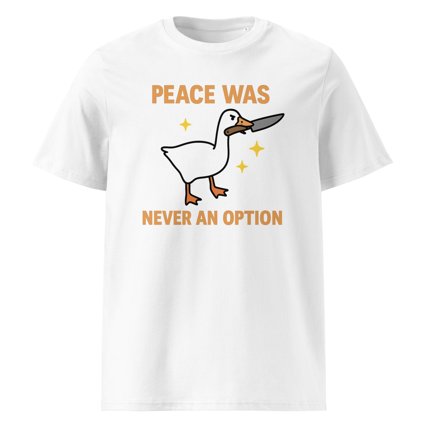 Peace Was Never an Option — Organic Cotton T-Shirt