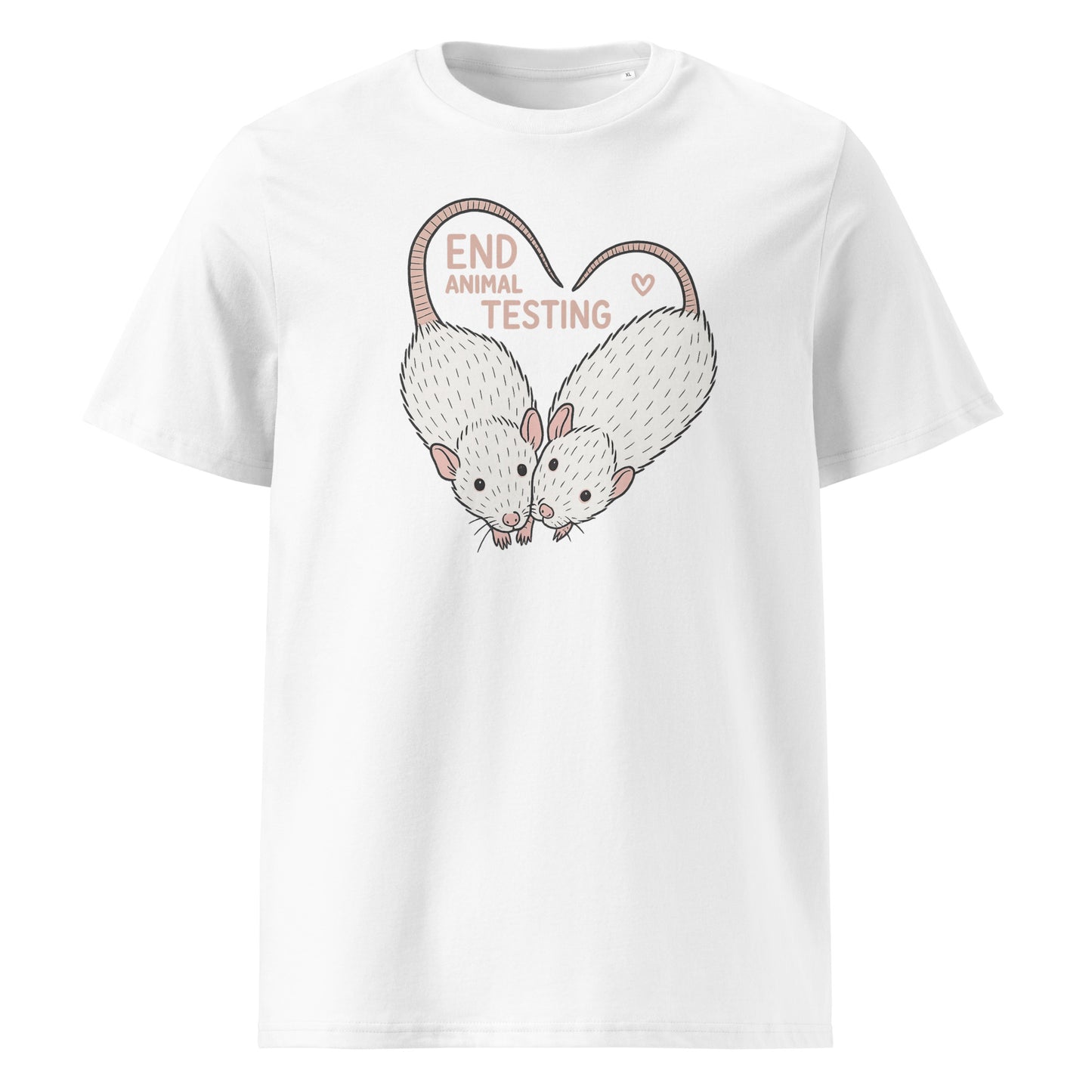 End Animal Testing — Organic Cotton T-Shirt