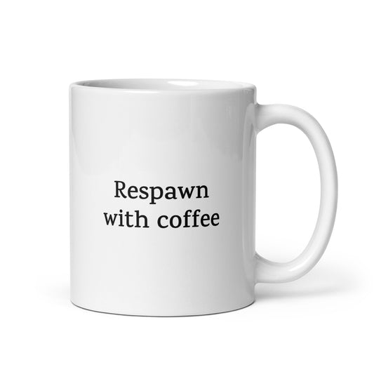Respawn with Coffee — Gaming Mug